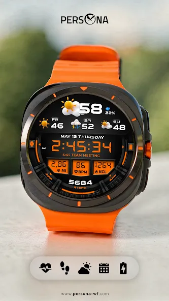 PER60 Extreme Watch Face screenshot 7