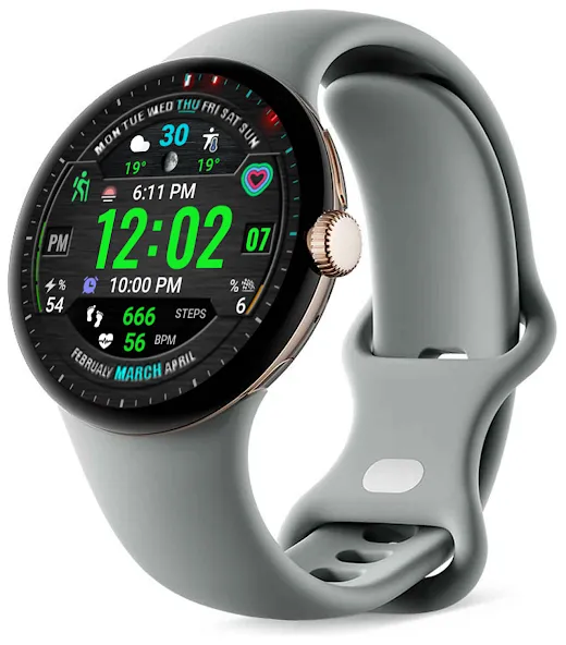 Digital Sport watchface NTV401 screenshot 7