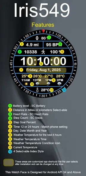 Iris549 Multi-Function Watch screenshot 6