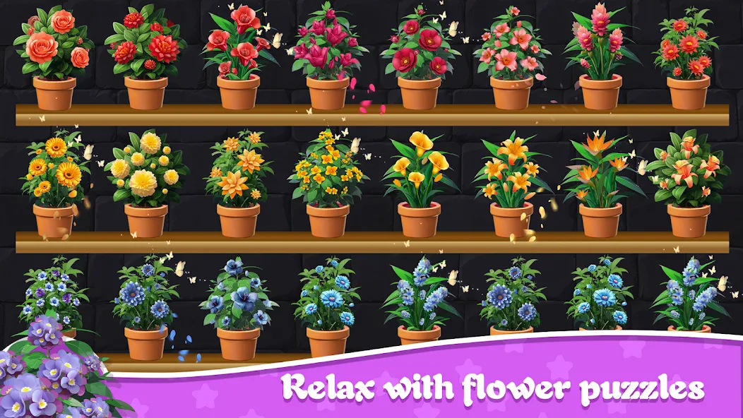 Flower Triple Sort:Blossom 3D screenshot 6