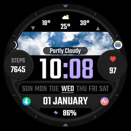 TVV Real Weather Watch Face screenshot 12
