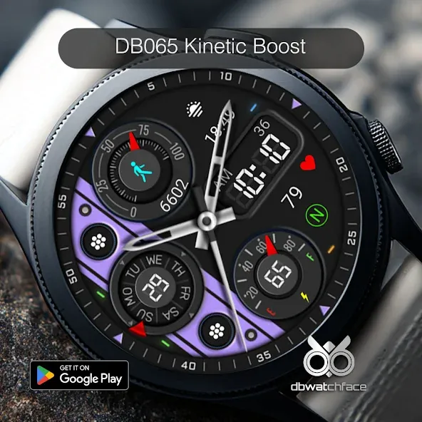 DB065 Kinetic Boost Watch Face screenshot 6