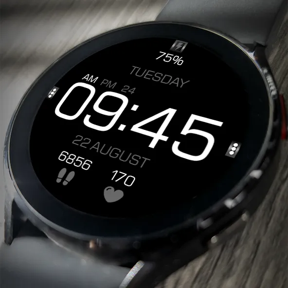Key056 Digital Watch Face screenshot 1