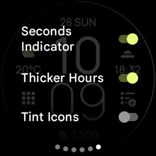 MNML Thin Watch face screenshot 15