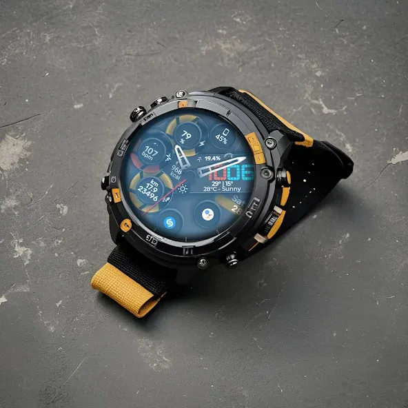 Digital Watch Face CUE097 screenshot 1