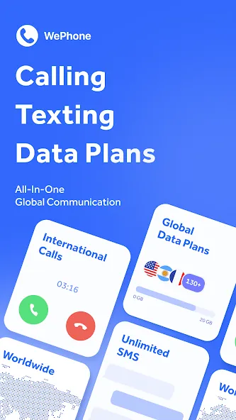 WePhone: WiFi Phone Call &Text screenshot 9