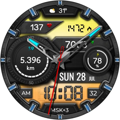 Hybrid PRALAX WS19 Watch face screenshot 21