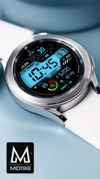 MD198: Digital watch face screenshot 3
