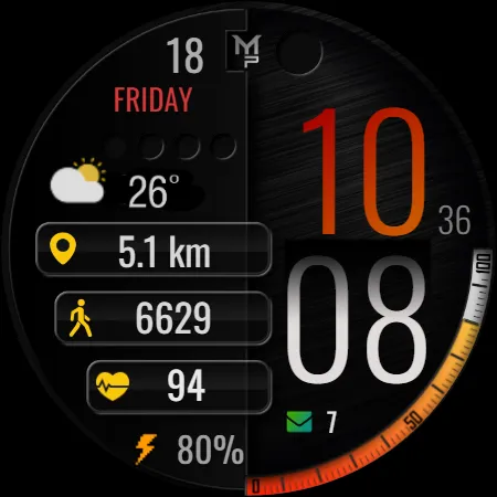 KITE - Digital Watch Face screenshot 10