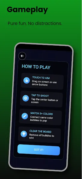 Neon Bubble Clash screenshot 4