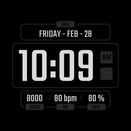 DADAM50: AMOLED Watch Face screenshot 24