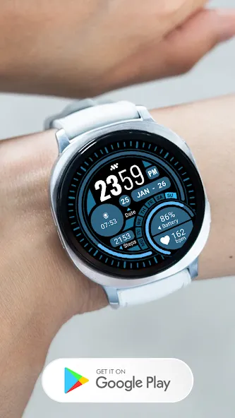 Digital Sport Watch face screenshot 1
