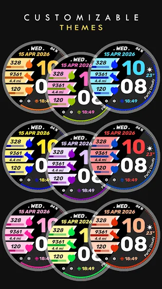Active Edge Watch Face screenshot 5