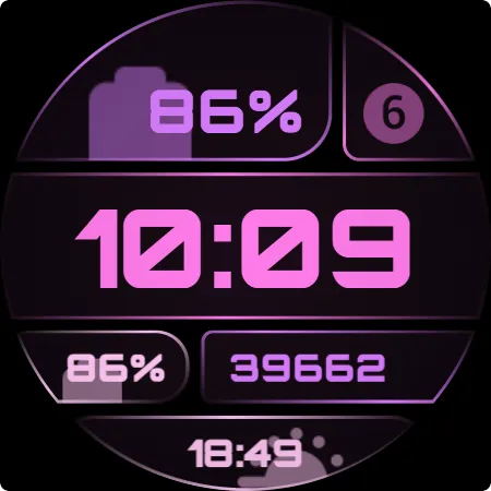 Simple Widget Watch Face v3 screenshot 9