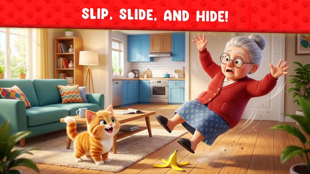 Granny Prank: Cat Simulator 3D screenshot 2