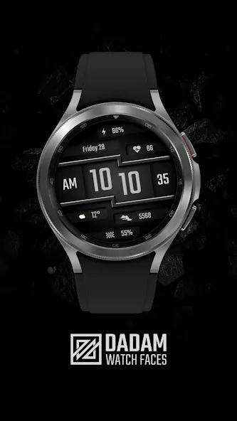 DADAM49: Minimal Watch Face screenshot 1