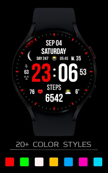 Super InfMod watch face screenshot 5