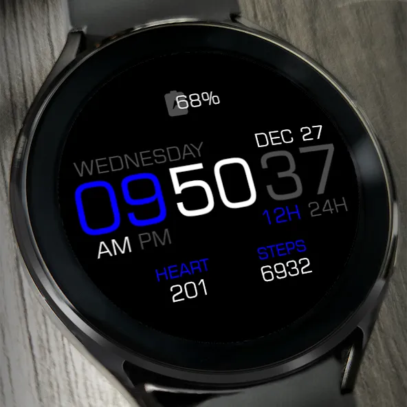 Key112 Digital Watch Face screenshot 3
