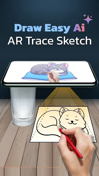 Draw Easy AI: AR Trace Sketch screenshot 1