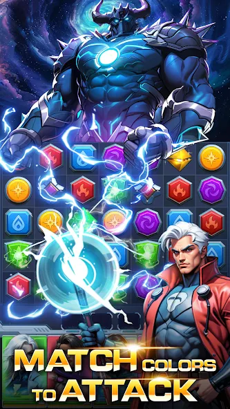 Superhelden & Puzzle: Match3 screenshot 19