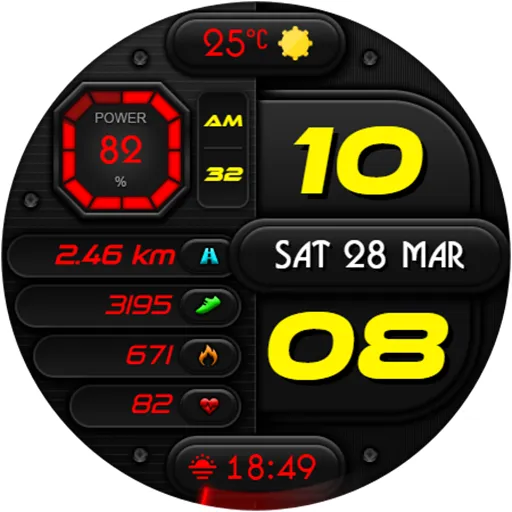 DIGI SCANDUL CTS84 Watch face screenshot 20