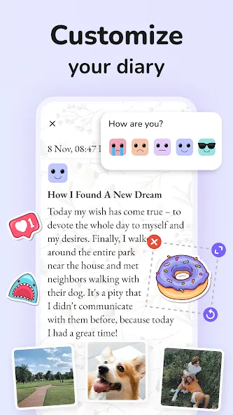 Daily Diary: Journal with Lock screenshot 3