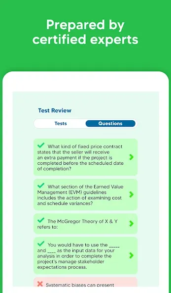 PMI PMP Exam Prep Test 2025 screenshot 14