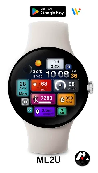 ML2U 232 Watch Face screenshot 1