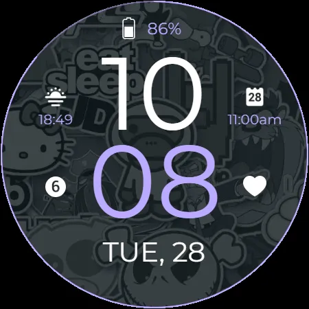 Minimal Watch Watch Face screenshot 10