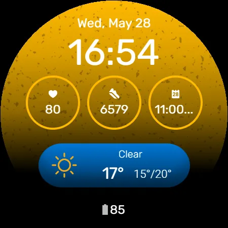 Digital Watchface D5 screenshot 20
