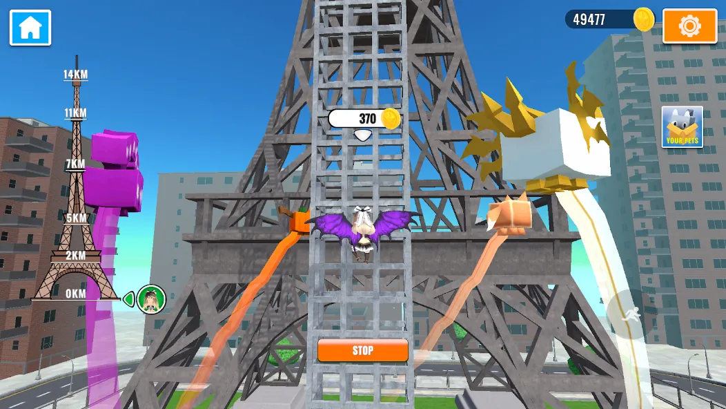 Climb to Jump. Crazy Tower screenshot 4