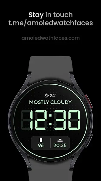 Digital 1 Watch face screenshot 4