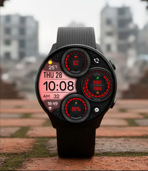 Digital Mingo Watch face screenshot 3