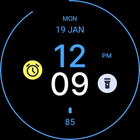 Black MX Watch Face screenshot 7