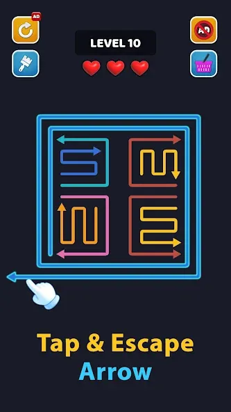 Arrow Escape Color Jam screenshot 1