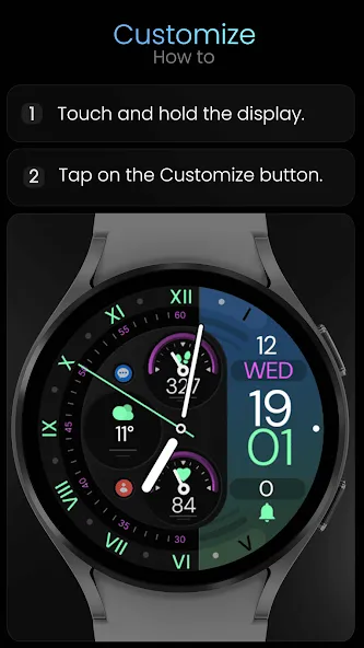 Dream 160 Hybrid Watch Face screenshot 8