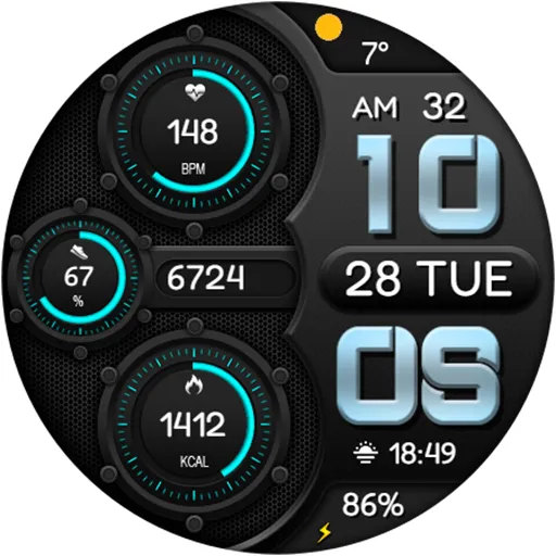 DIGI YAGEGUM Watch face screenshot 17