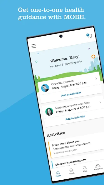 MOBE Health Guide screenshot 1