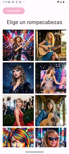 Taylor Swift Puzzle screenshot 1
