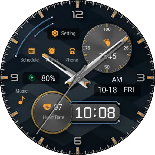 Simple Blue ZKin Watch screenshot 7