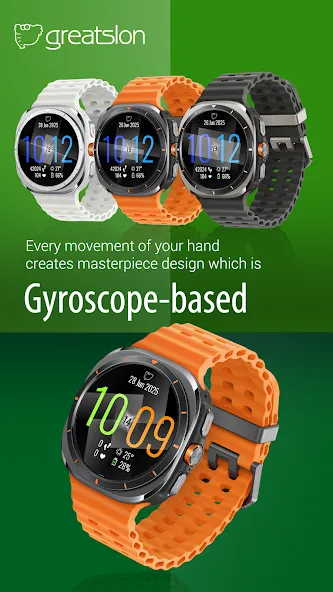 GS005 - Geometric Watch Face screenshot 2