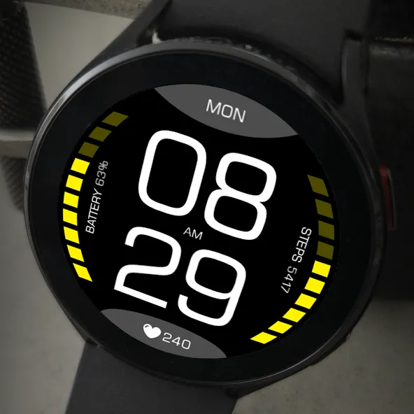 Key098 Digital Watch Face screenshot 8