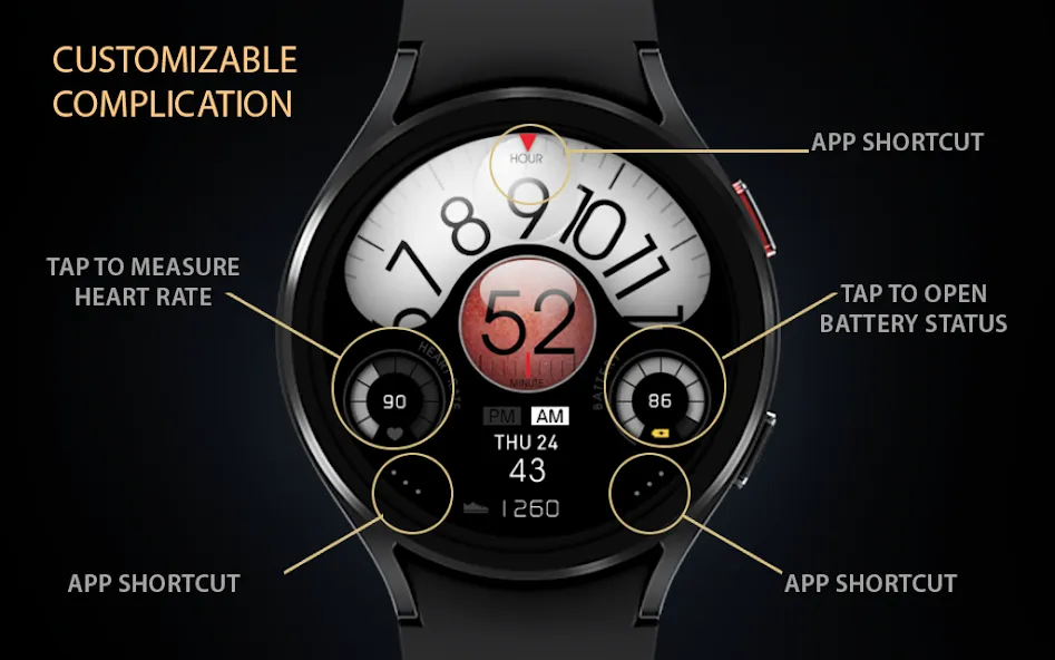 UsA Scalar Watch Face - USA103 screenshot 11