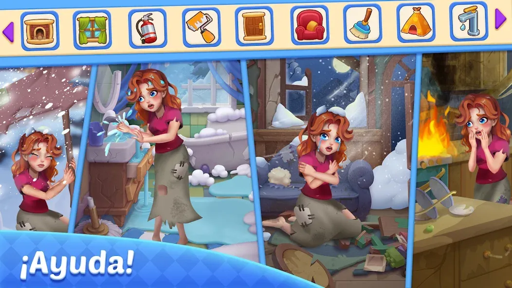 Triple Family 3D - Match Story screenshot 1