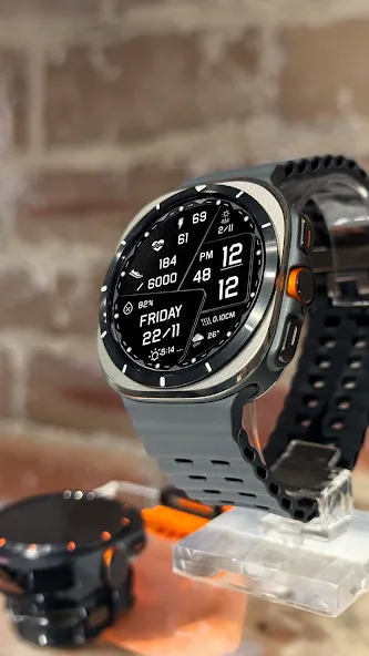 N-SPORT717 Digital Watch Face screenshot 1