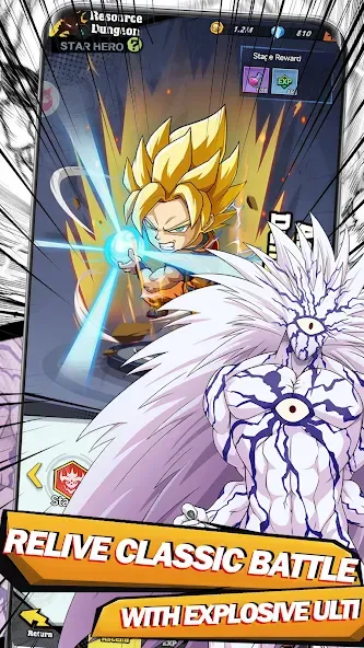 Manga Battle: Tiny Hero screenshot 2
