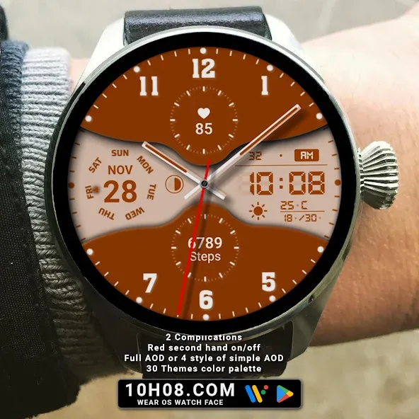 Watch face 10h08.com #94 screenshot 3