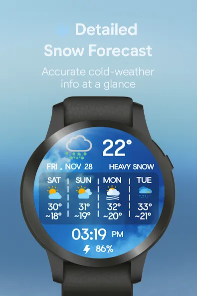 Weather Forecast for Wear OS screenshot 6
