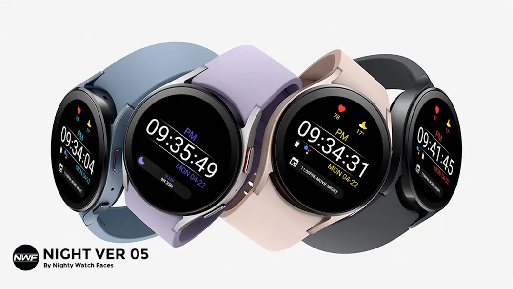 Night ver 05 - watch face screenshot 14