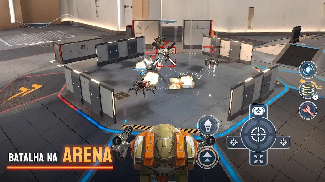 Mech Wars - Batalhas online screenshot 1